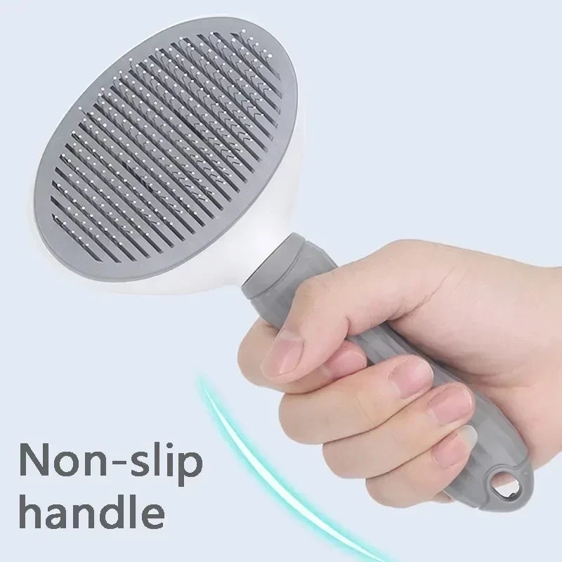 Cepillo Autolimpiable para Perros y Gatos