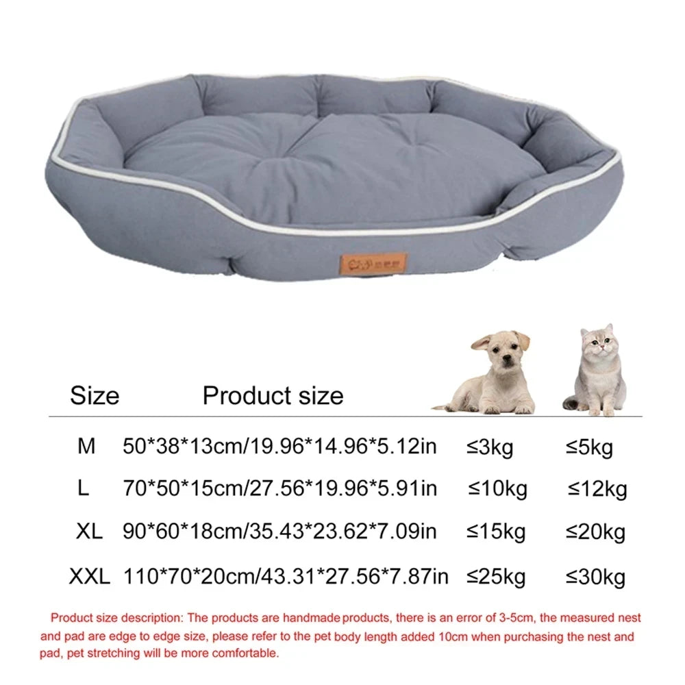 Cama para Perros Cuadrada Impermeable