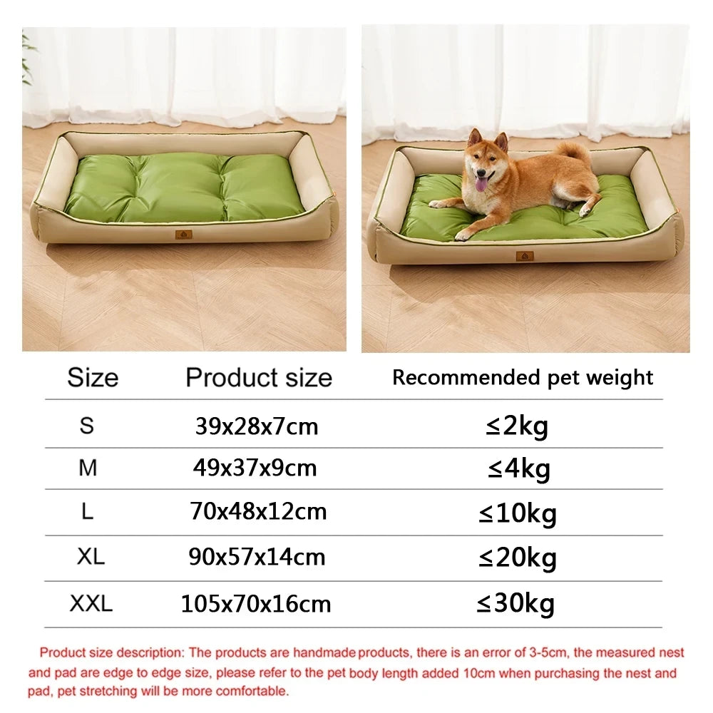 Cama para Perros Cuadrada Impermeable