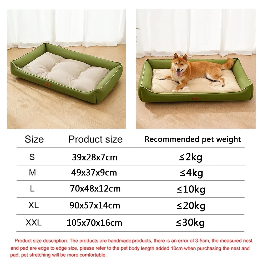 Cama para Perros Cuadrada Impermeable
